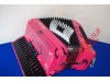 Aliante 3 voice decorated pink piano accordion normally £1099